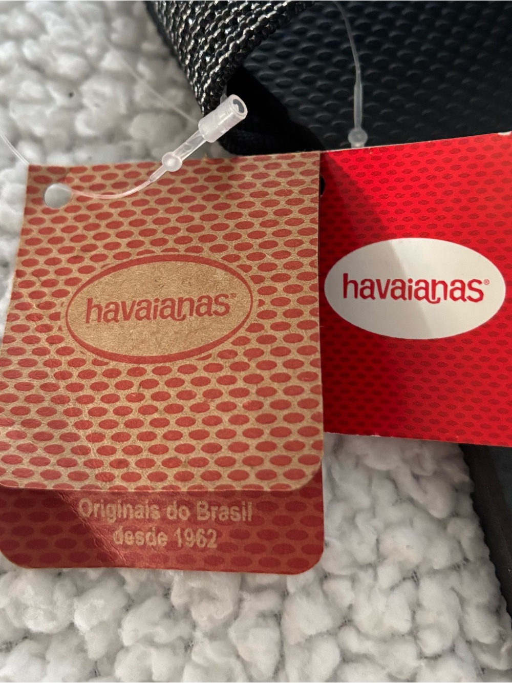 Havaianas Slides Size 37/38. Black/Silver. Brand New. With Tags - Picture 5 of 10